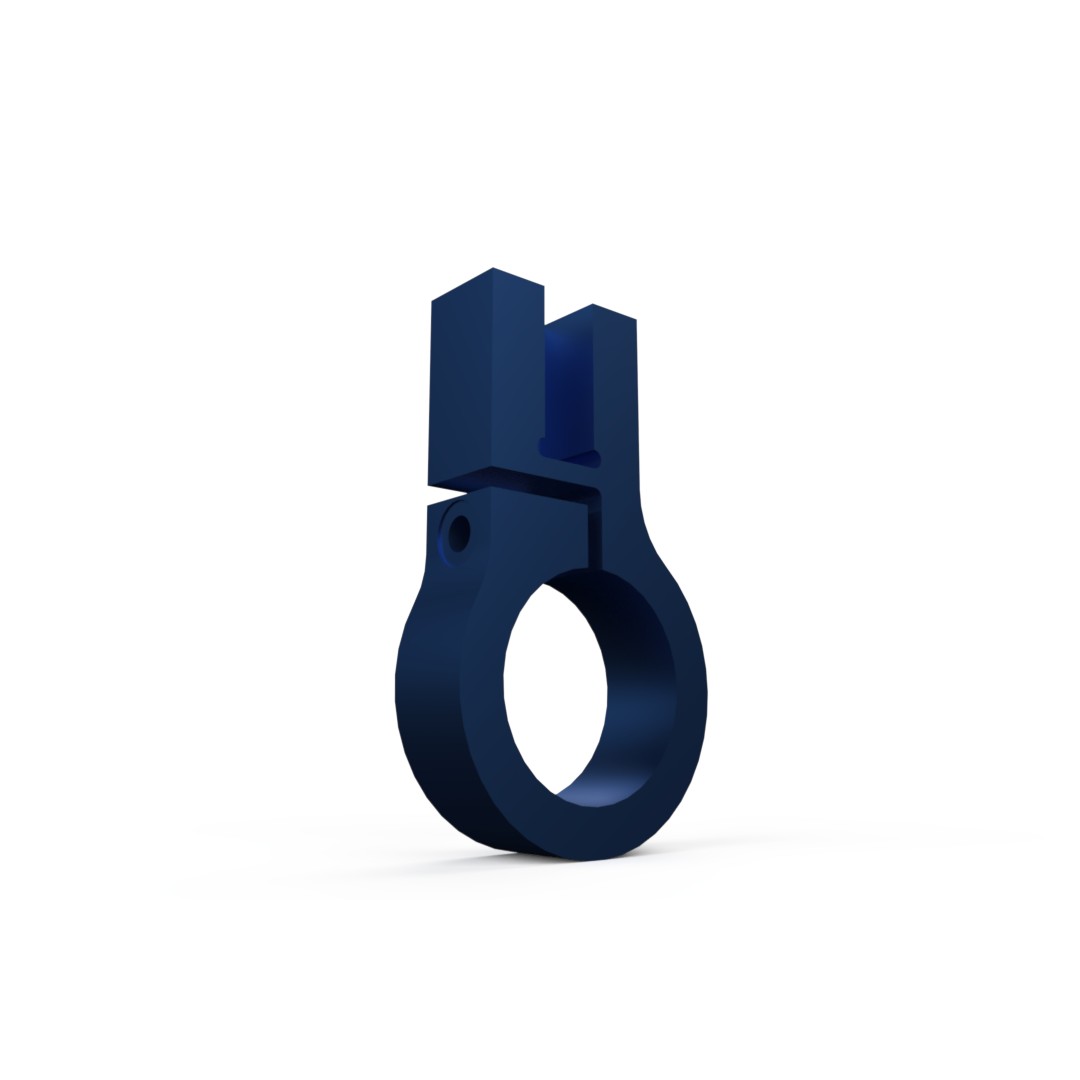 Blue Anodised Clamp